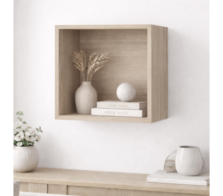 REPISA CUADRO 35,8X35,8X30CM PINO ALAND BLANCO