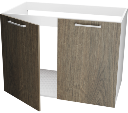 MODULO INFERIOR COCINA PI 100X55X72CM DENVER GRAFITO *HAS*