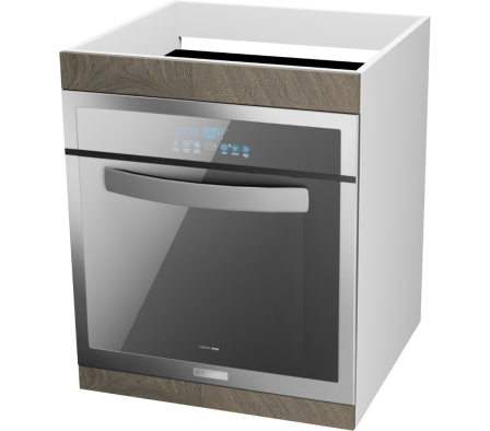 MODULO INFERIOR COCINA AH 60X55X72CM DENVER GRAFITO *HAS*