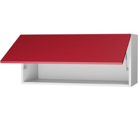 MODULO  COLGANTE COCINA RE 80X30X36CM ROJO CEREZA