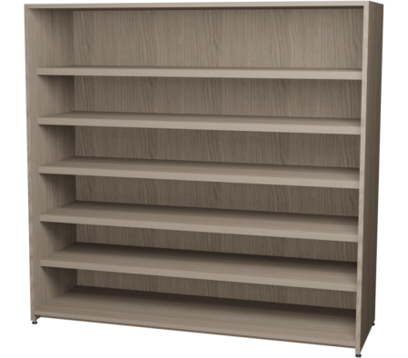 ZAPATERO CABALLERO VE 120X116.5X40CM  ROBLE VICENZA GRIS